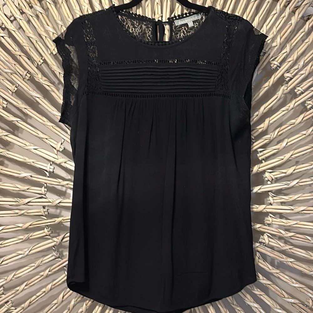 Daniel Rainn Black Lace Top